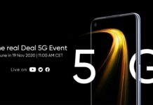Realme 7 5G Online European Launch – Delhi, India