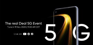 Realme 7 5G Online European Launch – Delhi, India